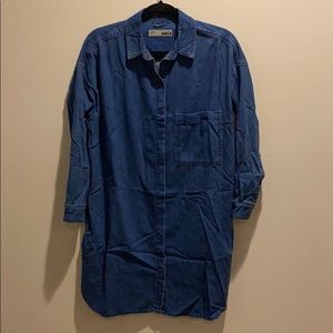 Oversized Denim Dress